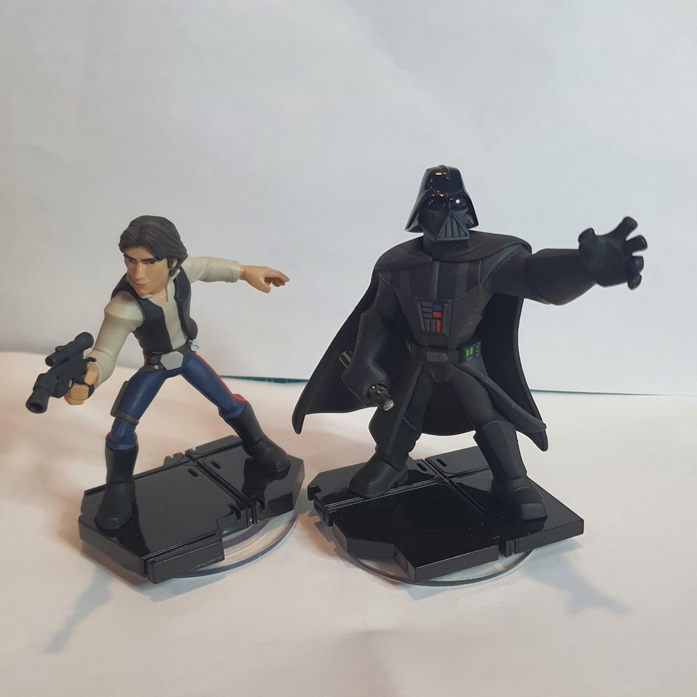 Disney Infinity 3.0 Star Wars Darth Vader & Han Solo Figures INF-1000210 1000207